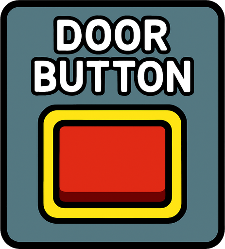 among us doorButton.
In-Game asset.  2d.  High contrast.  No shadows