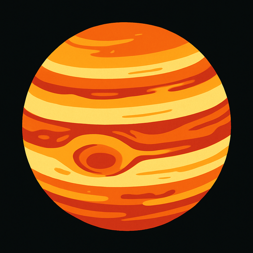 jüpiter.
In-Game asset.  2d.  High contrast.  No shadows