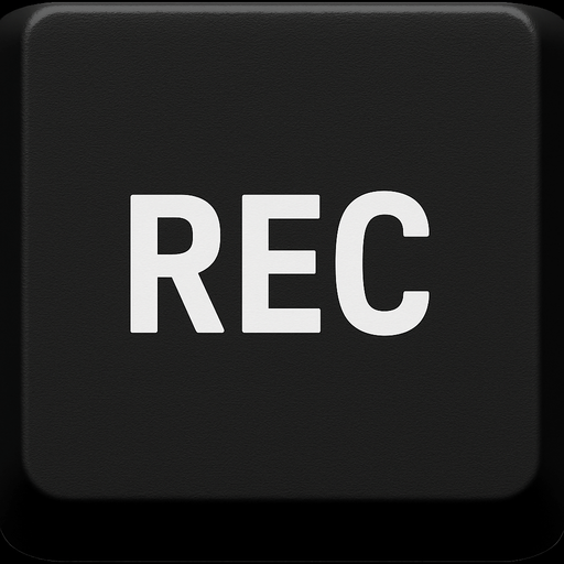 REPLACE ARROW WITH WHITE REC text