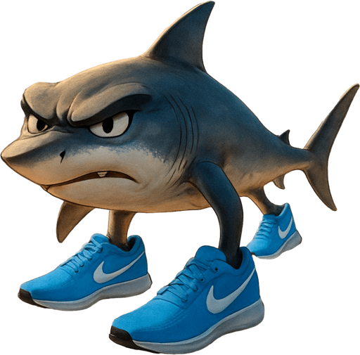 Shark with angry brows