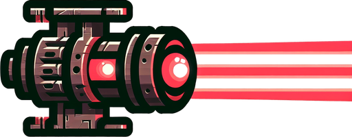 laser beam cartoon game asset.
Single Game Texture. In-Game asset. 2d. Blank background. High contrast. No shadows.