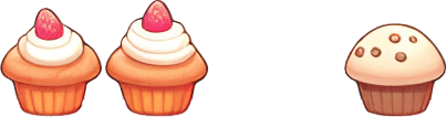 Cute simple 2d Muffin bakery shop from inside.
2d. High contrast. No shadows. Clicker background asset, Flat, few details, few colors