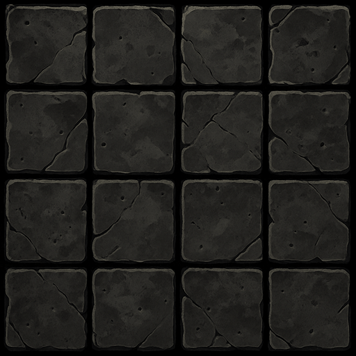 street tile on top viewing.
In-Game asset.  2d.  High contrast