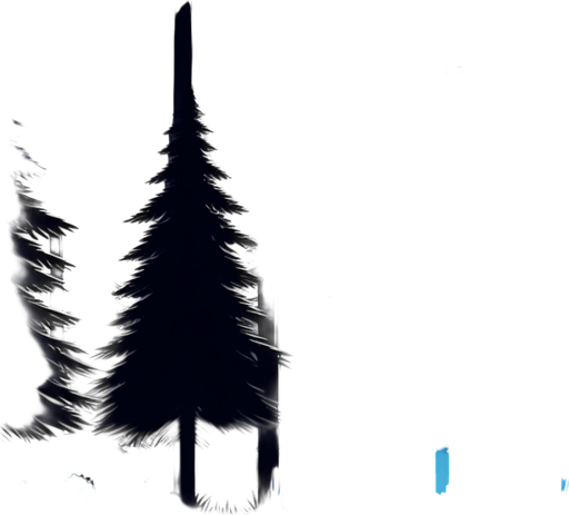 forest background at 3am.
Single Game Texture.  In-Game asset.  2d.  Blank background.  High contrast.  No shadows