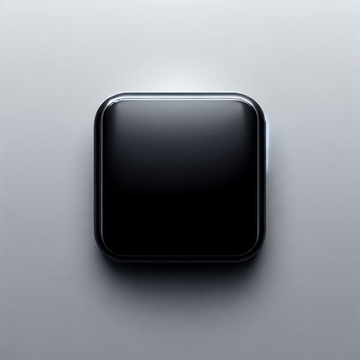 empy black rectangular button.
UI