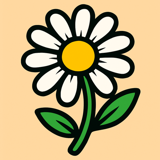 papatya.
In-Game asset.  2d.  High contrast.  No shadows