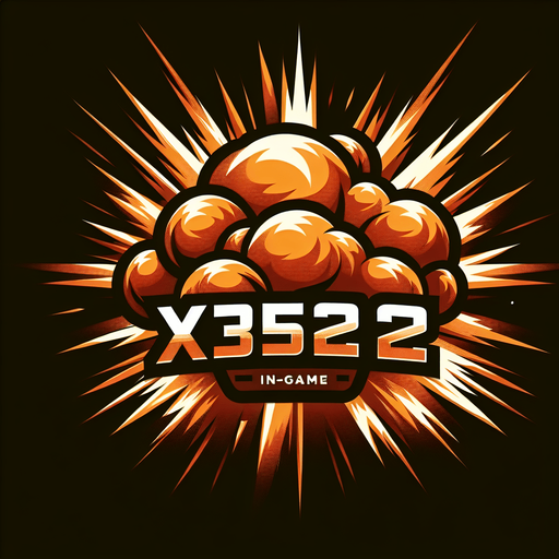 爆炸，里面有“X512”的字样,暖色调.
Single Game Texture. In-Game asset. 2d. Blank background. High contrast. No shadows.