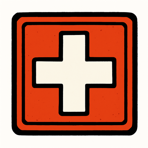 Health box top view.
In-Game asset.  2d.  High contrast.  No shadows