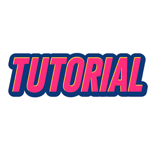 An SVG that says ‘Tutorial’