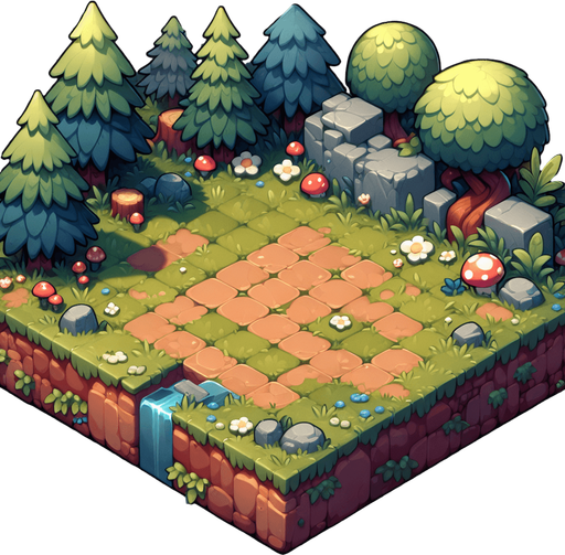 gri kare.
Single Game Texture.  In-Game asset.  2d.  Blank background.  High contrast.  No shadows