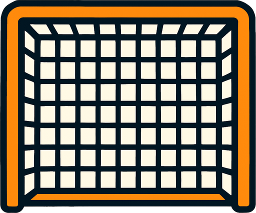 post seen from front and no fill in net