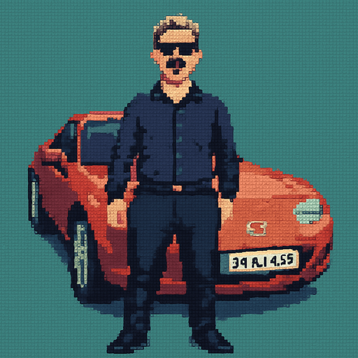 retro pixel style