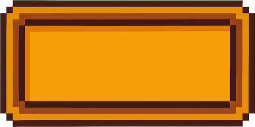 Info bar box 2d pixel art horizontal.
In-Game asset.  2d.  High contrast.  No shadows