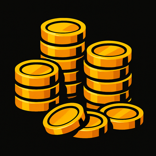 gold.
In-Game asset.  2d.  High contrast.  No shadows