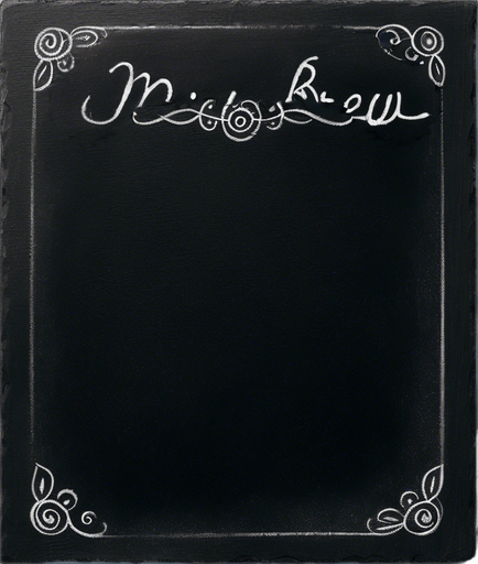 Text "NOVICE BREW" in chalk, handwritten