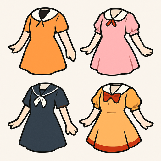 Farkli anime kızı gövdeleri