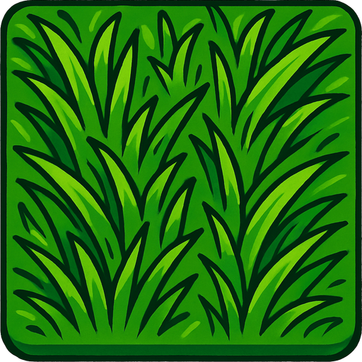 grass tile on top viewing.
In-Game asset.  2d.  High contrast.  No shadows