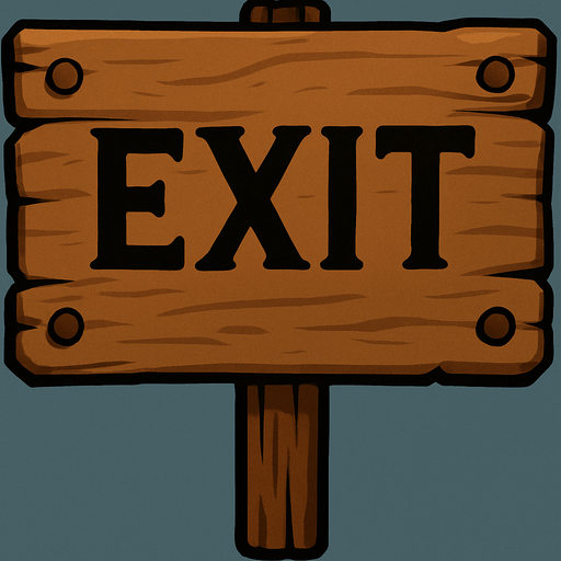 Üzerine EXIT yazalım.