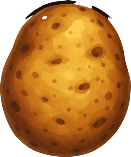potato top view.
In-Game asset