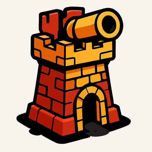 areaTowerAsset.
In-Game asset.  2d.  High contrast.  No shadows