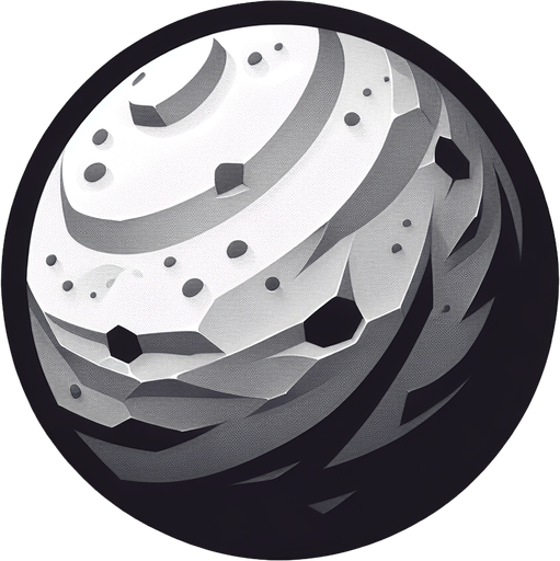 haz una roca redonda.
Single Game Texture.  In-Game asset.  2d.  Blank background.  High contrast.  No shadows