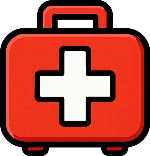 healty pack middle white plus.
In-Game asset.  2d.  High contrast.  No shadows