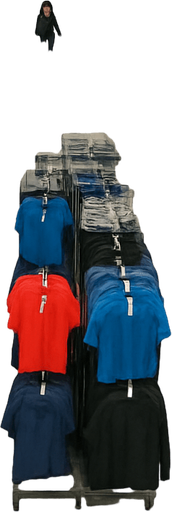 this is a bird's eye view of the inside of the decathlon store