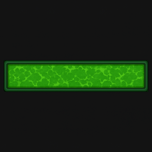 900x60 green health bar texture.
In-Game asset.  2d.  High contrast.  No shadows