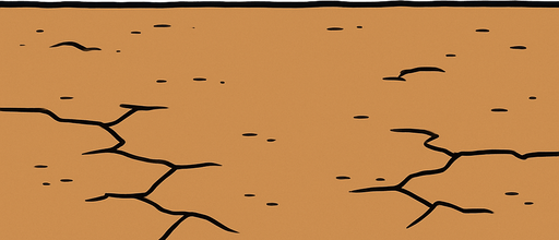 Animasyon çizgi dizi tarzında bir toprak ama ne ağaç var nede çimen sadece dümdüz kahverengi toprak açık kahverengi olsun toprak.
In-Game asset.  2d.  High contrast.  No shadows
