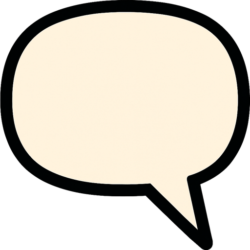 speech bubble 2d.
In-Game asset.  2d.  High contrast.  No shadows