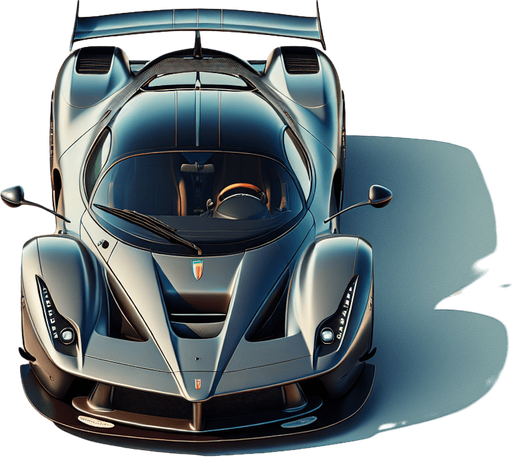 top down horizontal lamborghini.
Single Game Texture.  In-Game asset.  2d.  Blank background.  High contrast.  No shadows