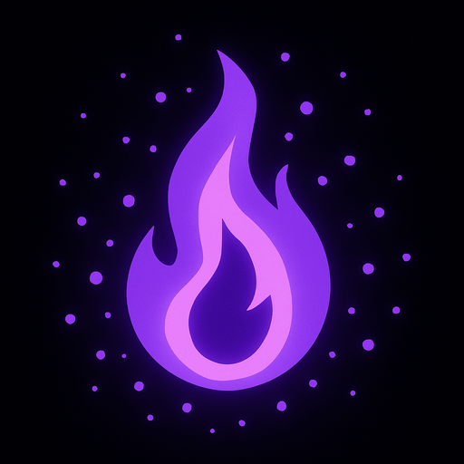 Luz oscura particulas, moradas.
In-Game asset.  2d.  High contrast.  No shadows