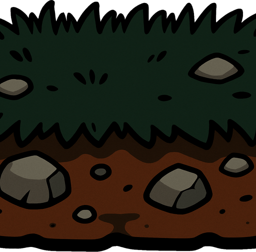 Change the green of the grass to dark green