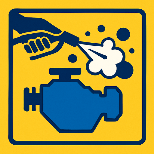 engine wash photo.
In-Game asset.  2d.  High contrast.  No shadows