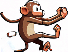 Peux tu allonger la queue du singe?