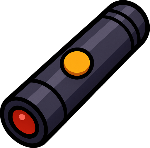 Laser pointer without pointing a laser.
In-Game asset.  2d.  High contrast.  No shadows. Topdown