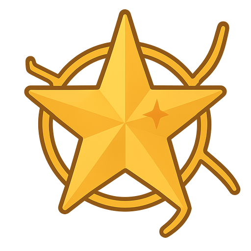 mega star. No background. Transparent background. Blank background. No shadows. 2d. In-Game asset. flat