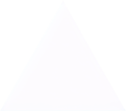 Plain Uniform White 2D triangle made of light