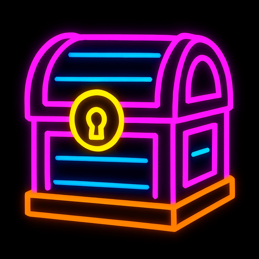 X.
In-Game asset.  2d.  High contrast.  No shadows. NEON