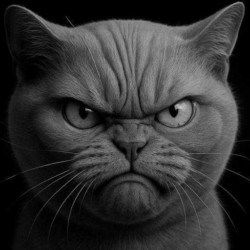 exagerate expression and desaturate a bit (more gray)