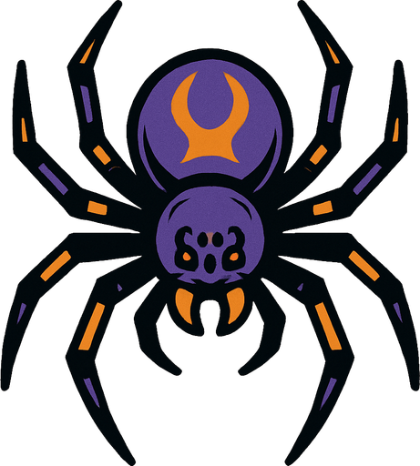 Araignée.
In-Game asset.  2d.  High contrast.  No shadows