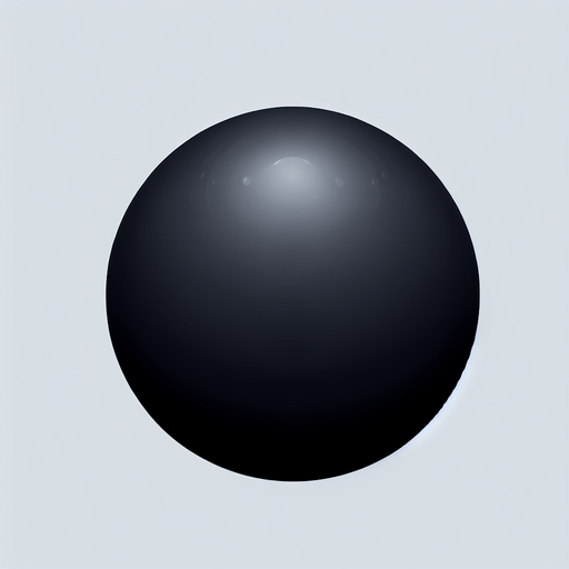 черный шар.
Single Game Texture. In-Game asset. 2d. Blank background. High contrast. No shadows.
