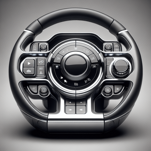 Smart mini steeringWheel, front view