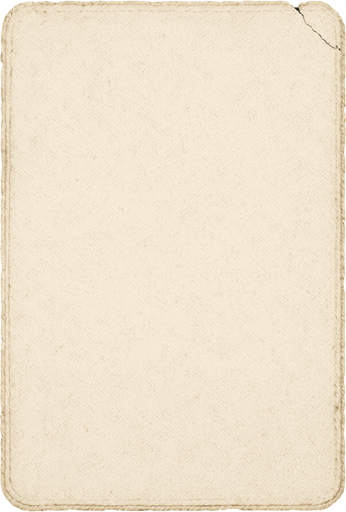 A completely blank playing card with textured surface. Slightly used edges with a couple nicks out of it. Black background. 
In-Game asset.  2d.  High contrast.  No shadows