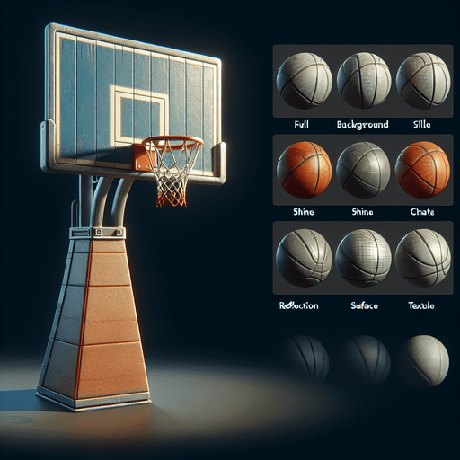 Basketball hoop.
Single Game Texture. In-Game asset. 3D. Full background. High contrast. 
Yes shadows.