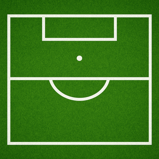 futbol sahası, penaltı noktası, gerçek çim görseli.
In-Game asset.  2d.  High contrast.  No shadows
