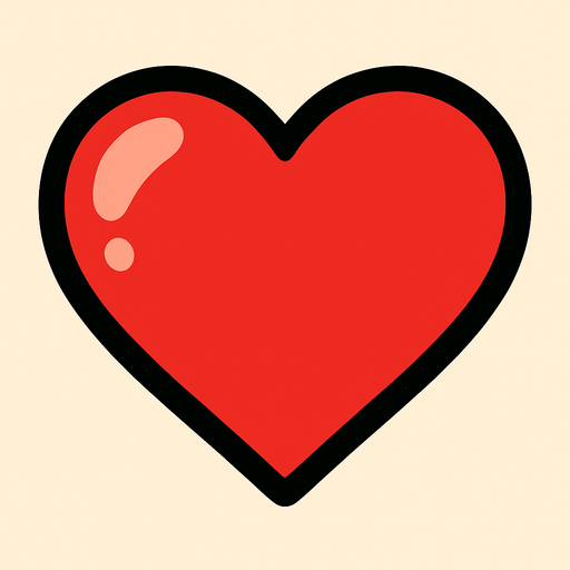 Kalp.
In-Game asset.  2d.  High contrast.  No shadows