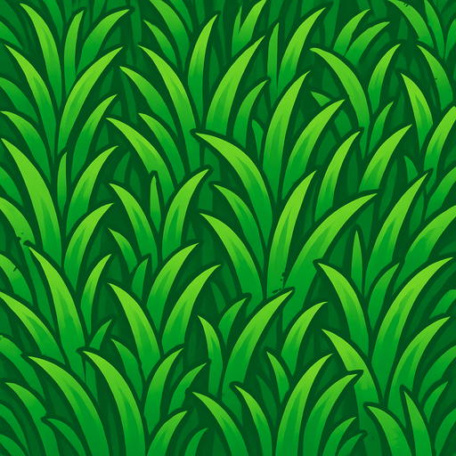 draw 3d grass background.
In-Game asset.  2d.  High contrast.  No shadows