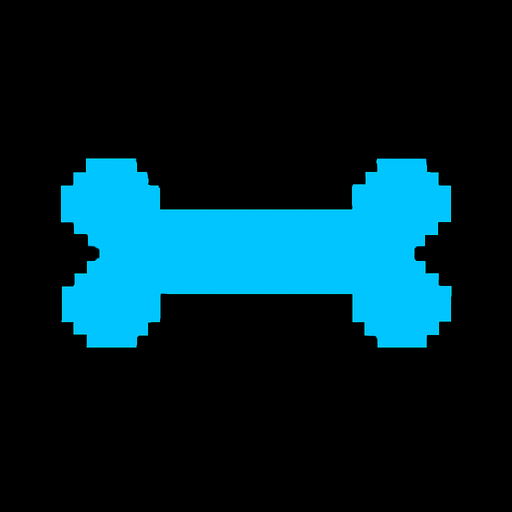 blue bone undertale.
In-Game asset.  2d.  High contrast.  No shadows