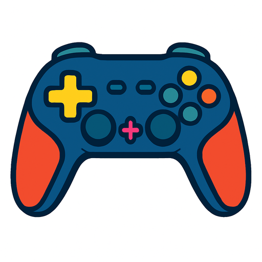 gamepad photo.
In-Game asset.  2d.  High contrast.  No shadows